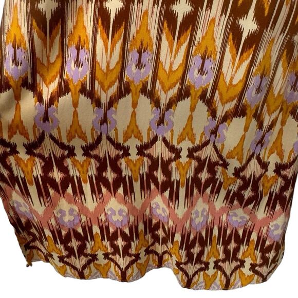 Bar III XX-Small Romper Jumpsuit Wide Leg Keyhole V-Neck Spaghetti Straps Ikat - Picture 4 of 11